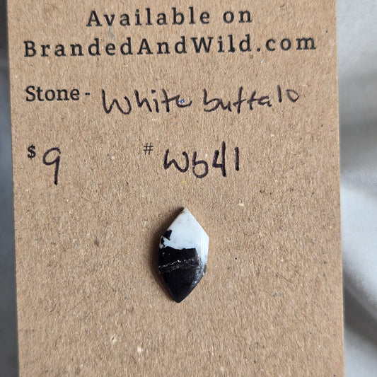 White Buffalo Cabochon - WB41