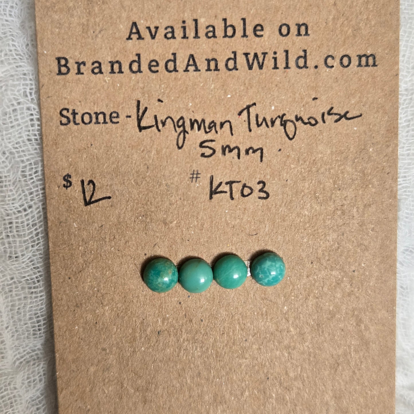 Kingman Turquoise Cabochon - KT03