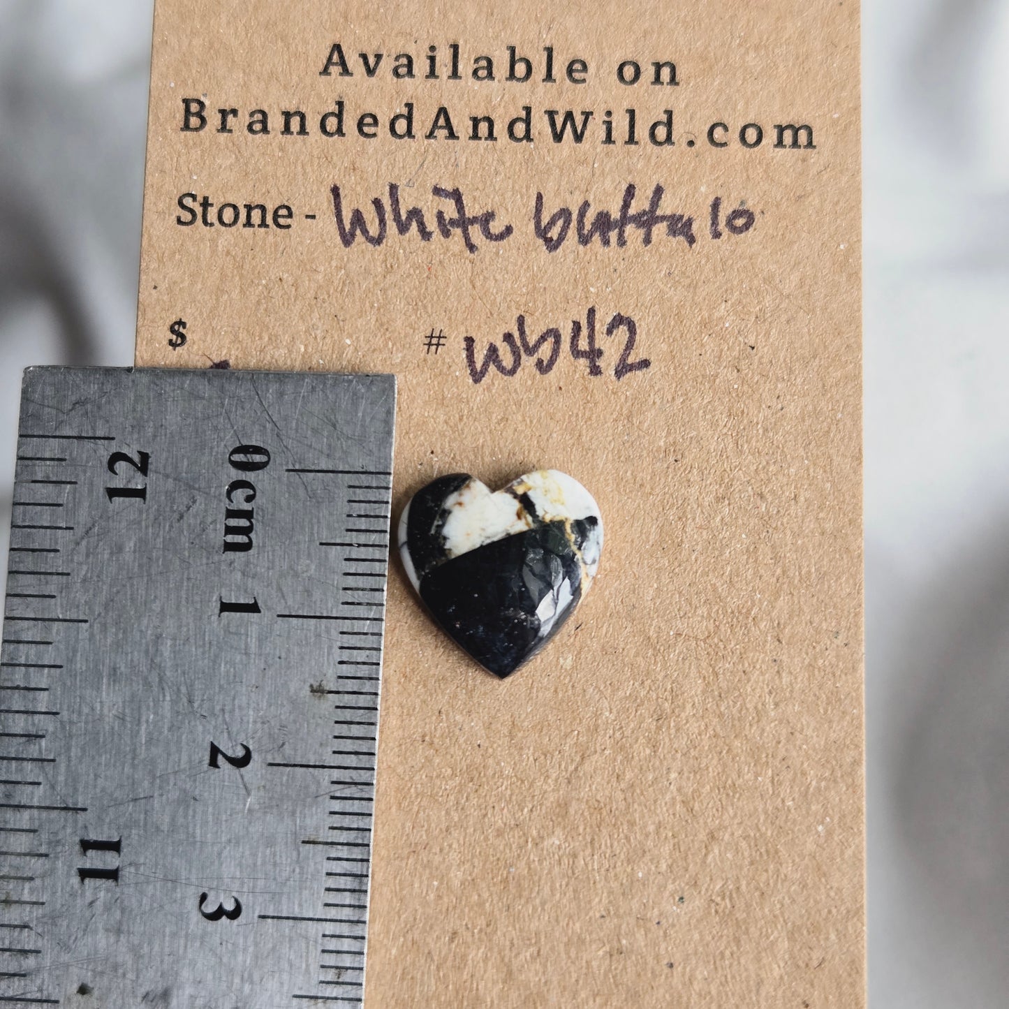 White Buffalo Cabochon - WB42