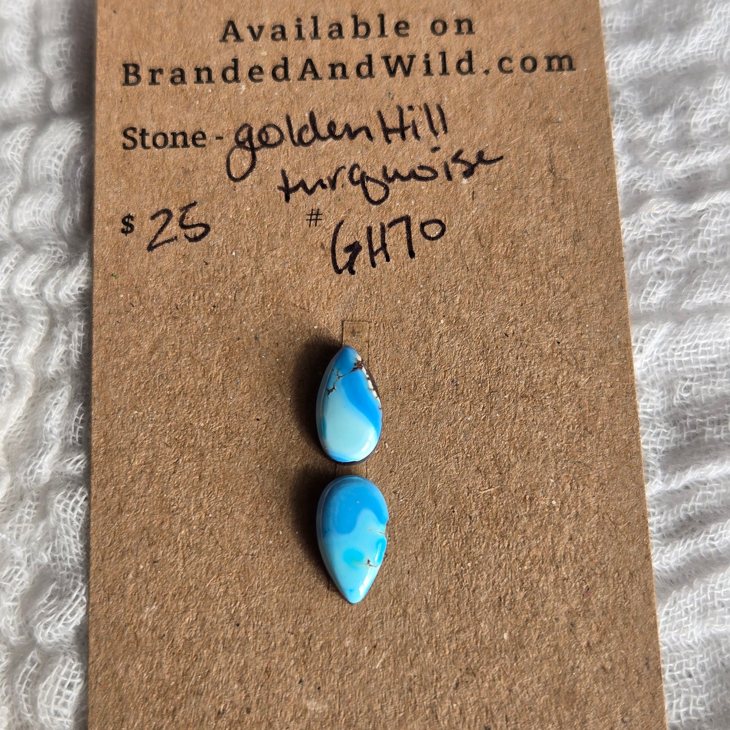 Golden Hill Turquoise Cabochon - GH70