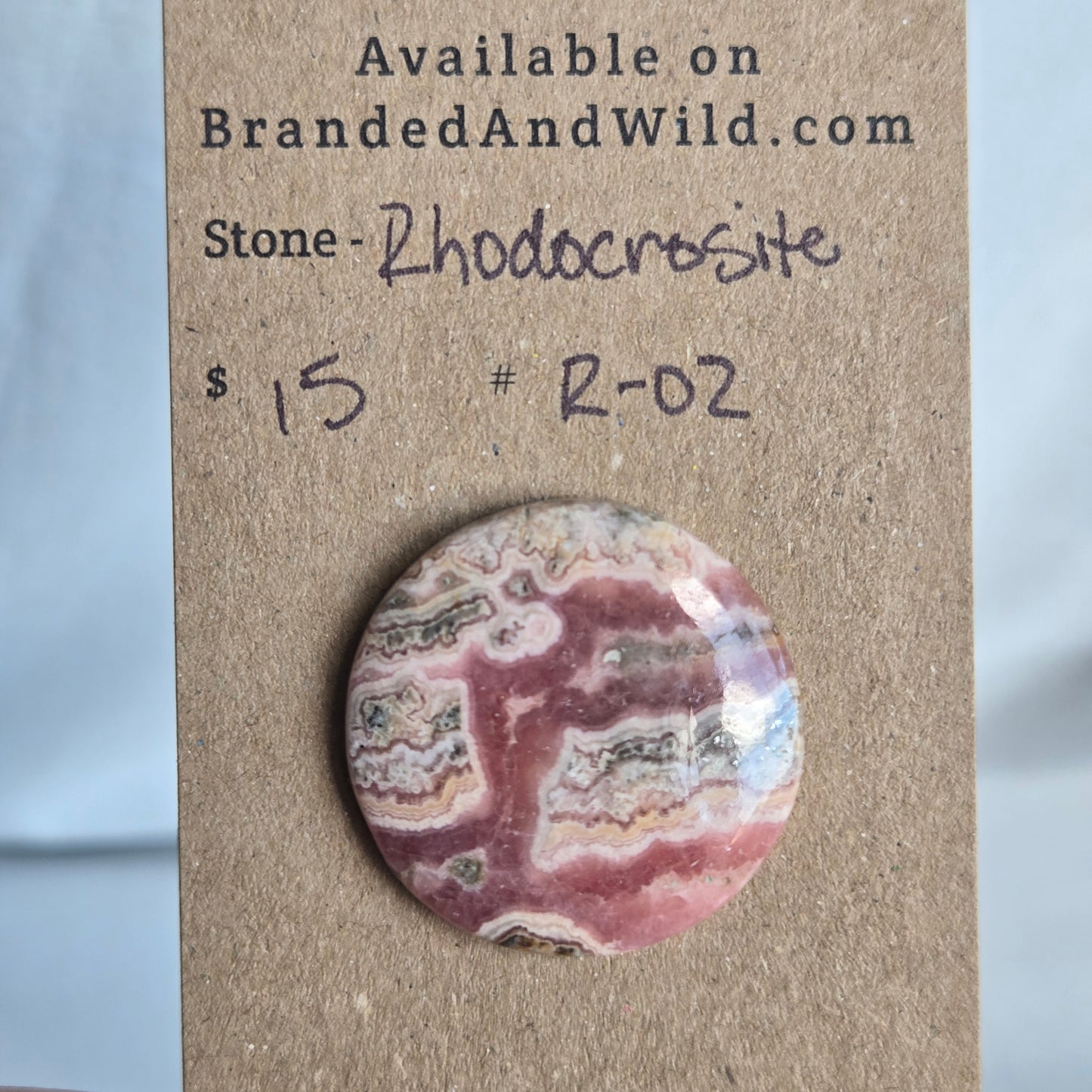 Rhodochrosite Cabochon - R-02