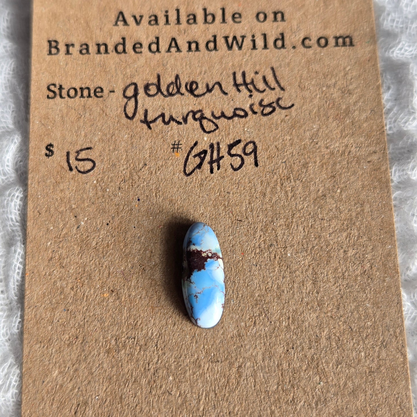 Golden Hill Turquoise Cabochon - GH59