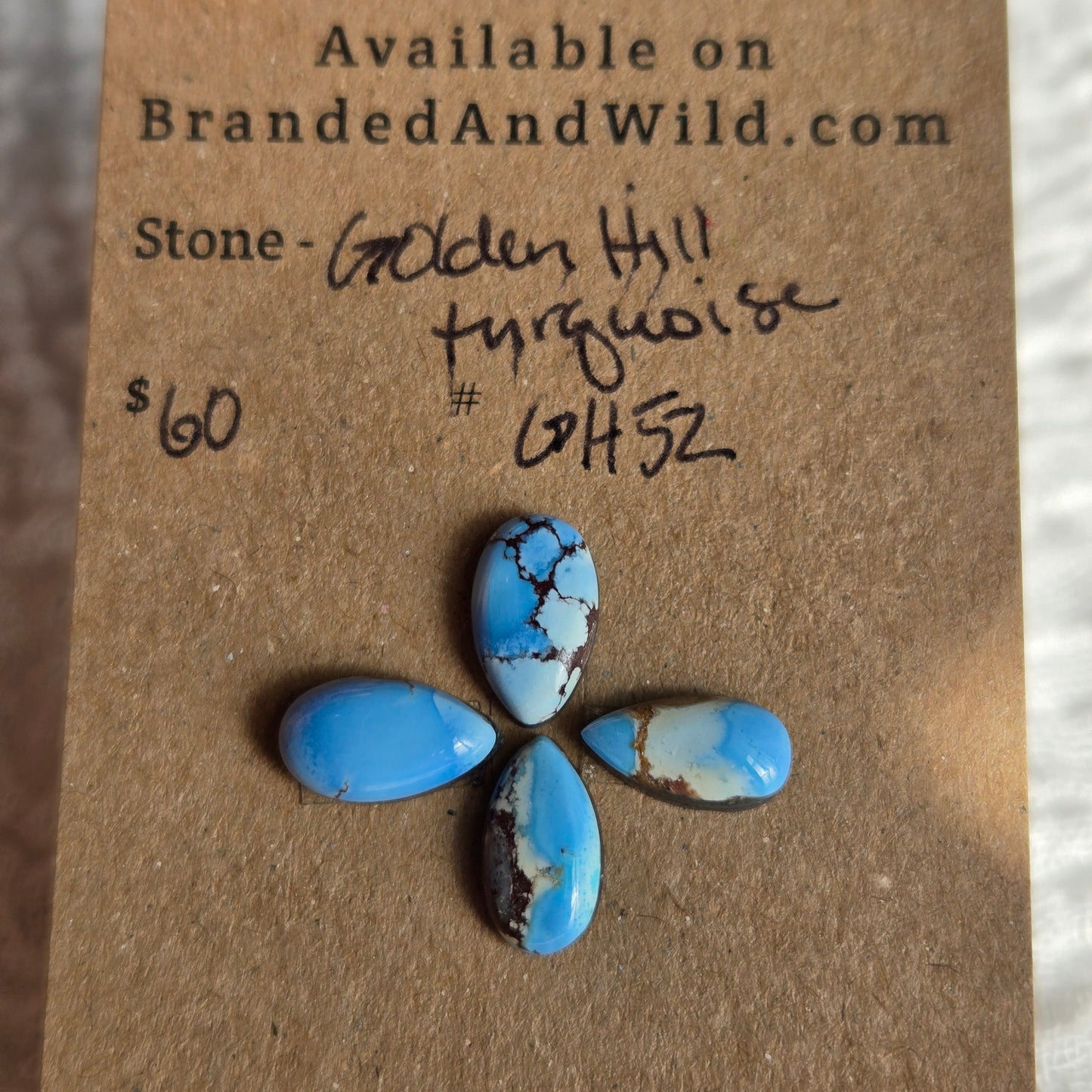 Golden Hill Turquoise Cabochon - GH52