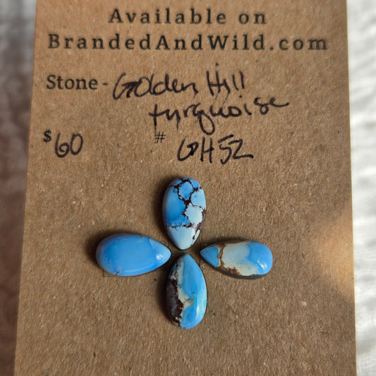 Golden Hill Turquoise Cabochon - GH52