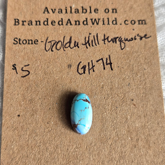 Golden Hill Turquoise Cabochon - GH74