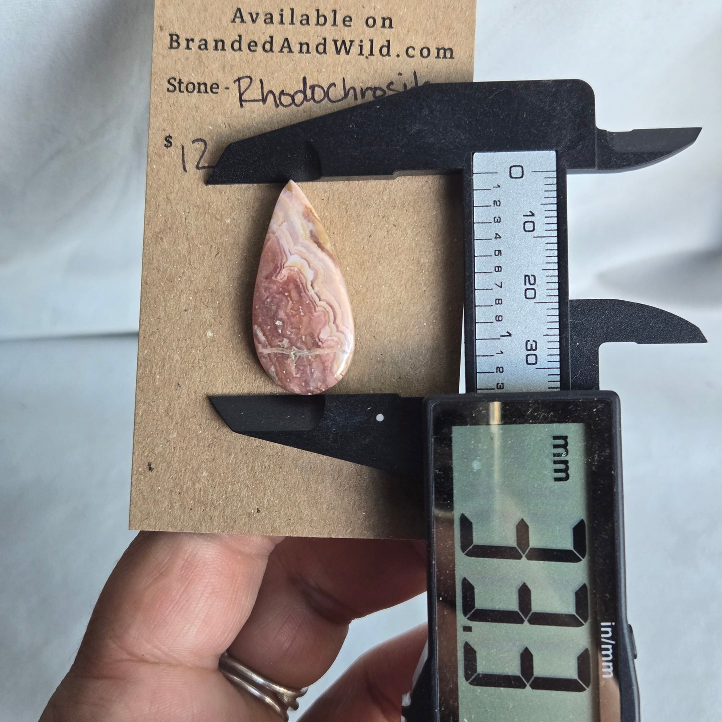 Rhodochrosite Cabochon - R-04