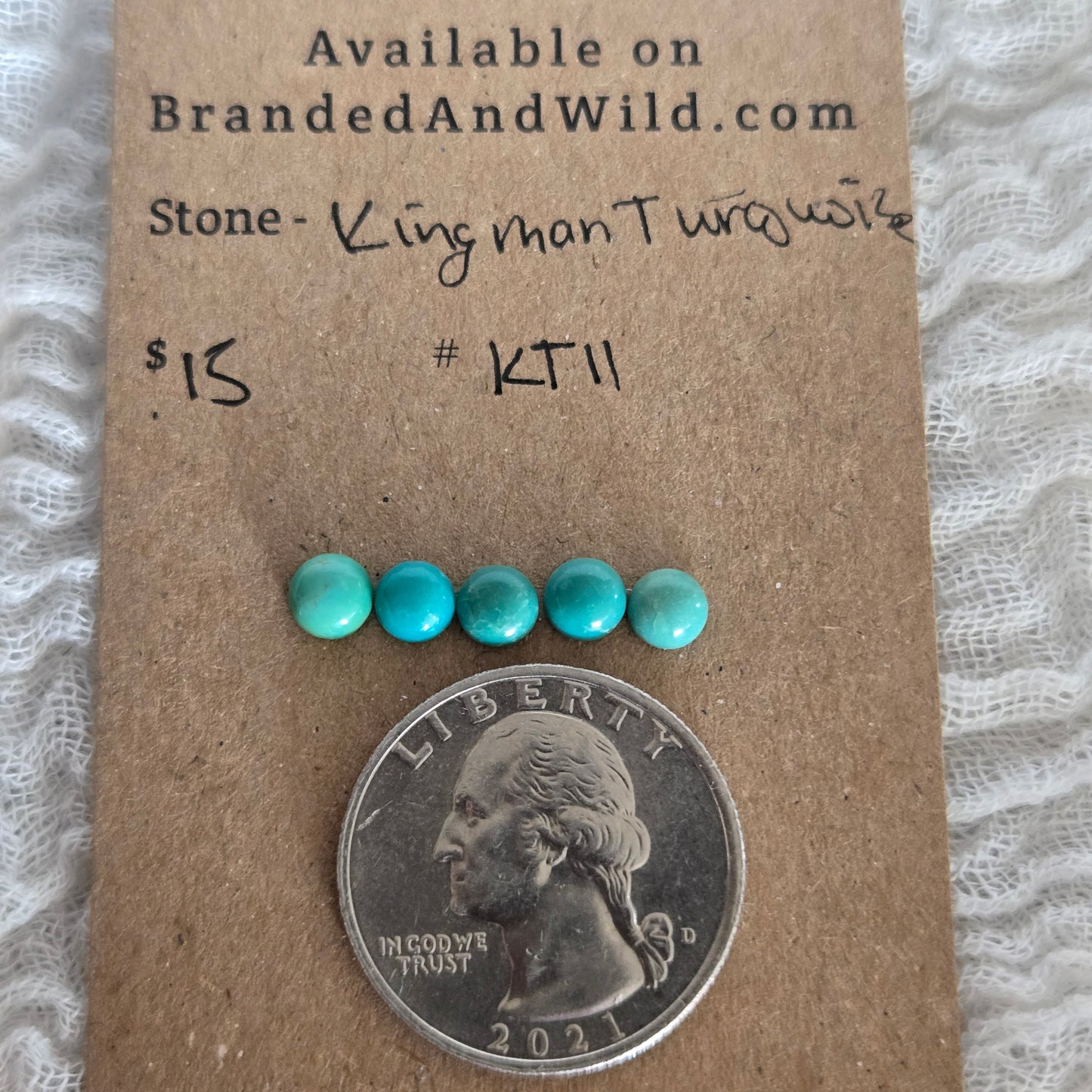 Kingman Turquoise Cabochon - KT11