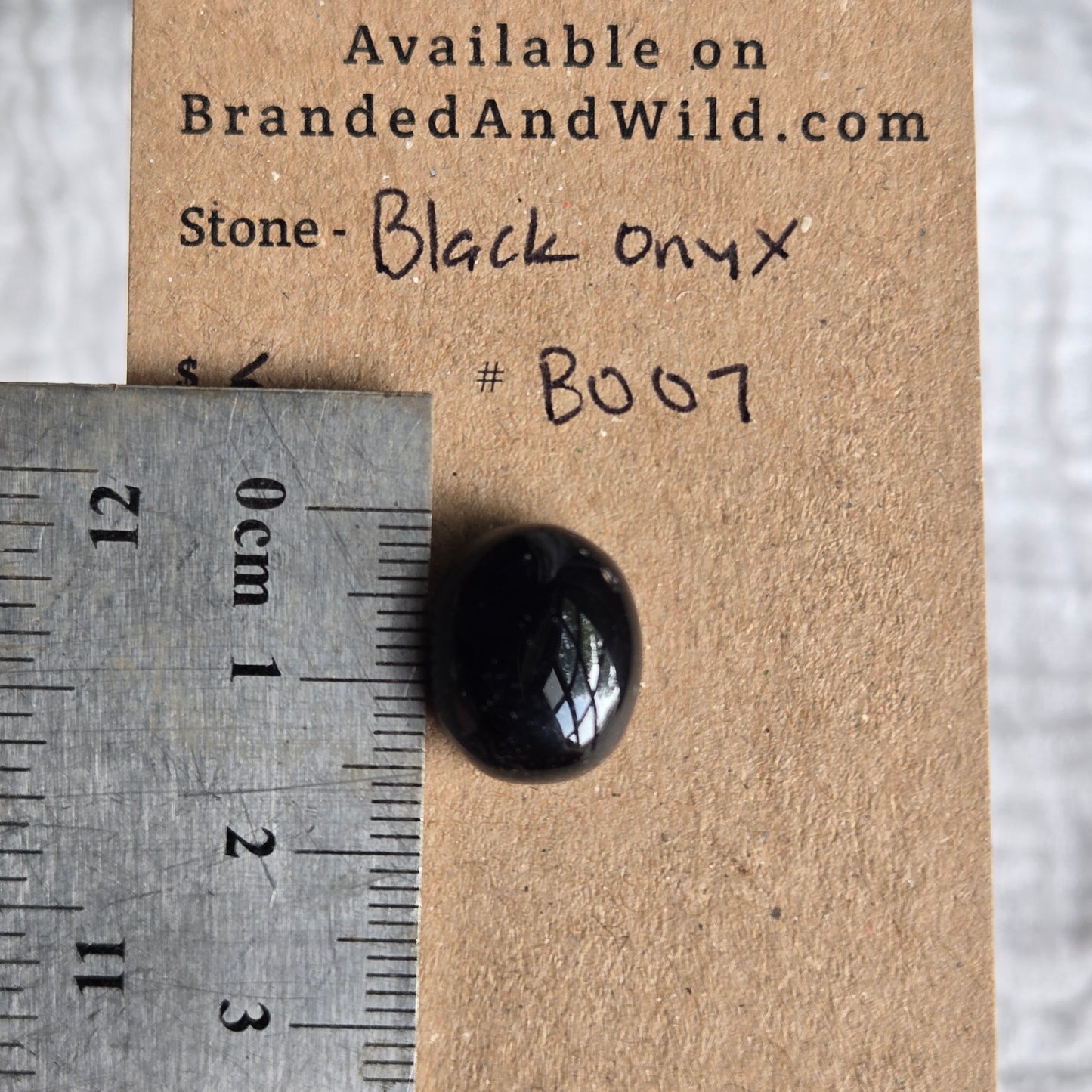 Black Onyx Cabochon - B007