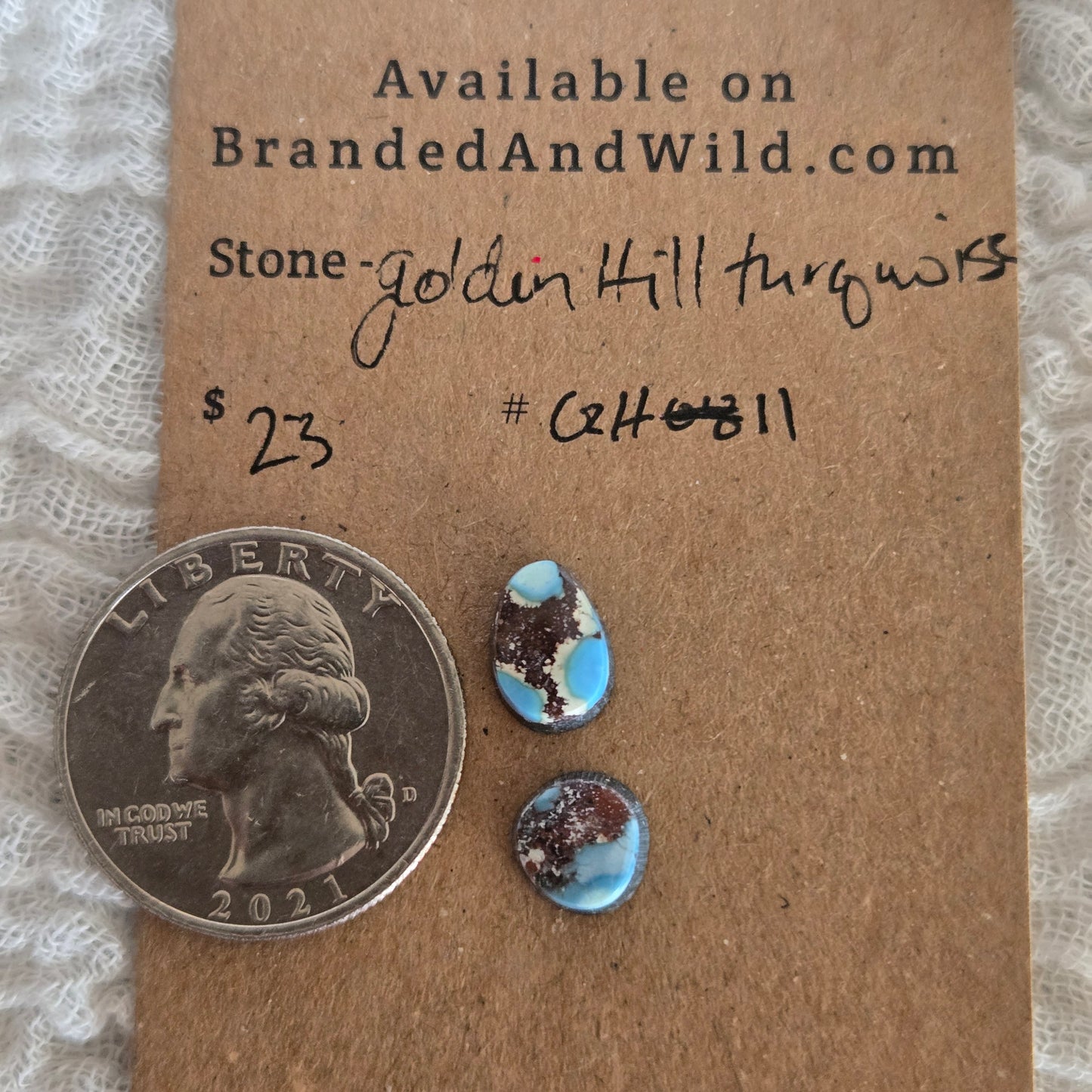 Golden Hill Turquoise Cabochon - GH11