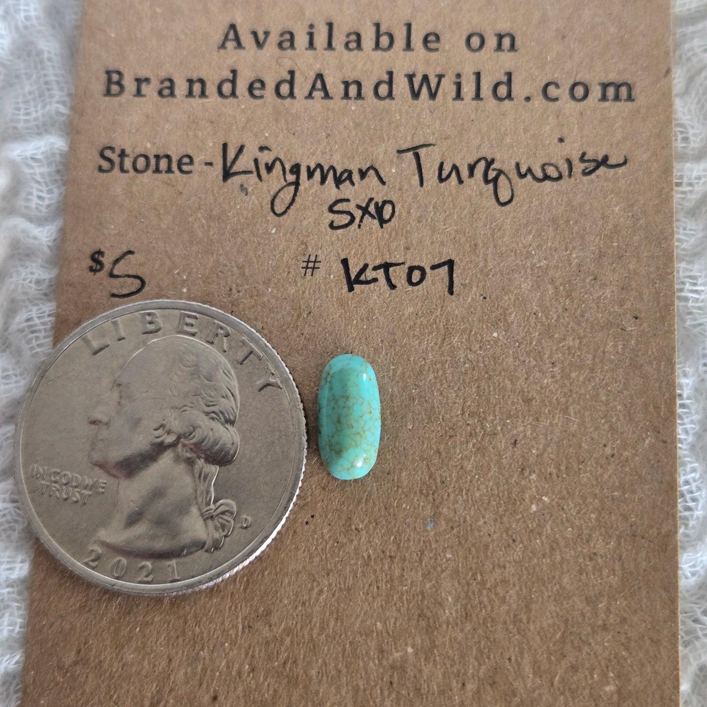 Kingman Turquoise Cabochon - KT07