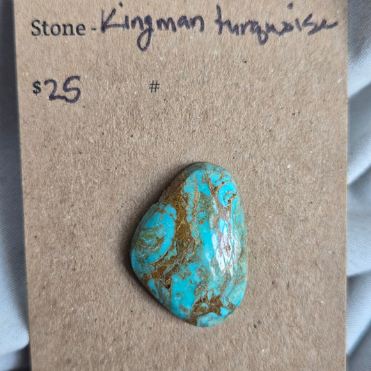 Kingman Turquoise Cabochon - KT-02