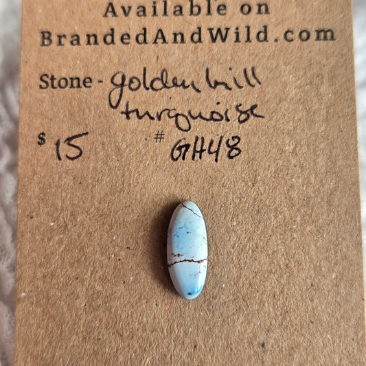 Golden Hill Turquoise Cabochon - GH48