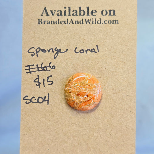 Sponge Coral Cabochon - SC-04