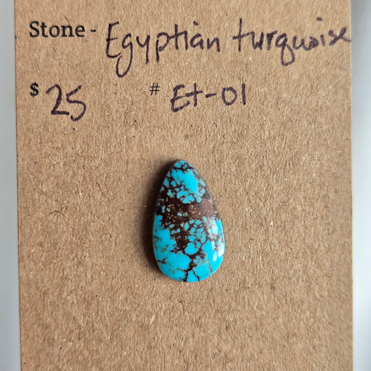 Egyptian Turquoise Cabochon Et-01