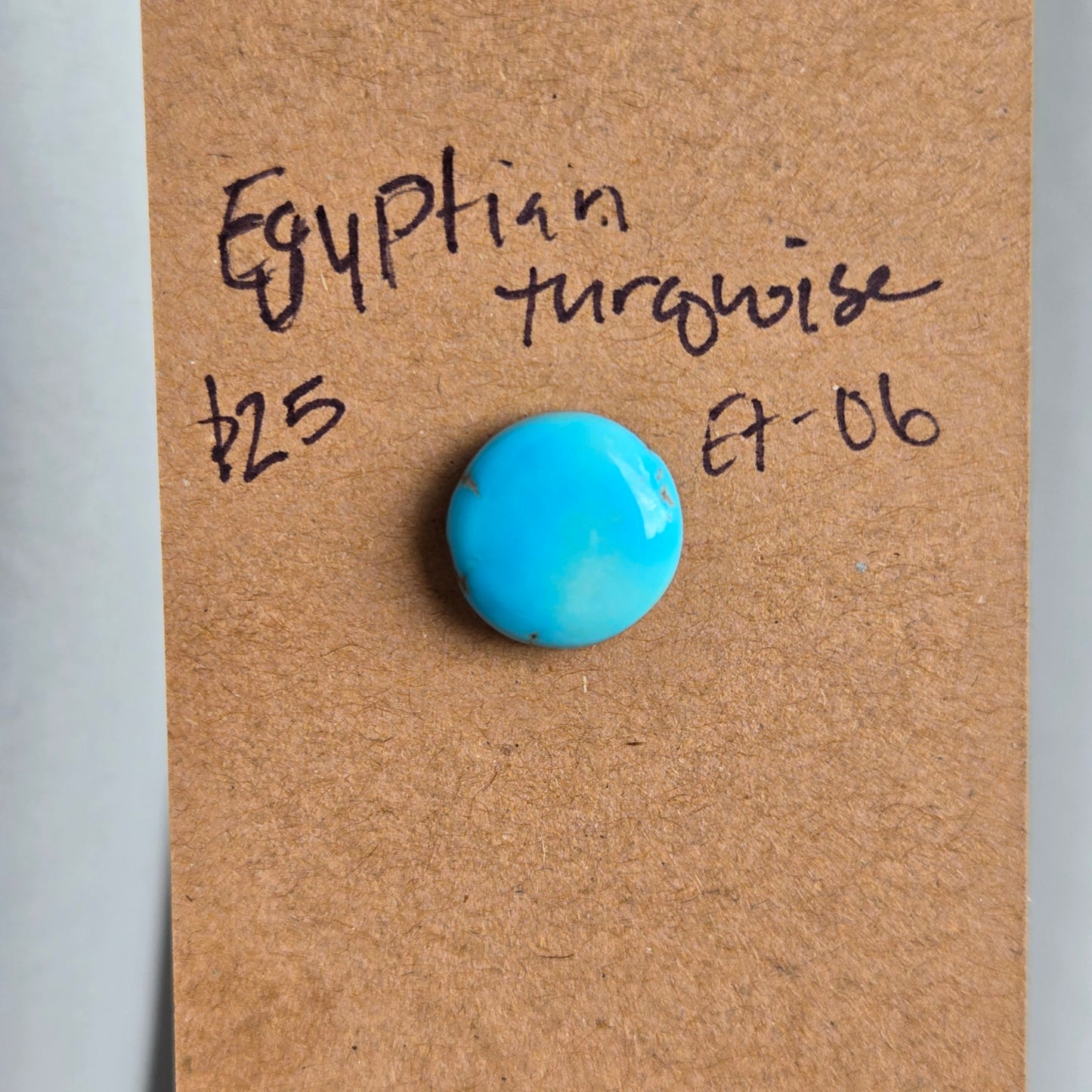 Egyptian Turquoise Cabochon Et-06