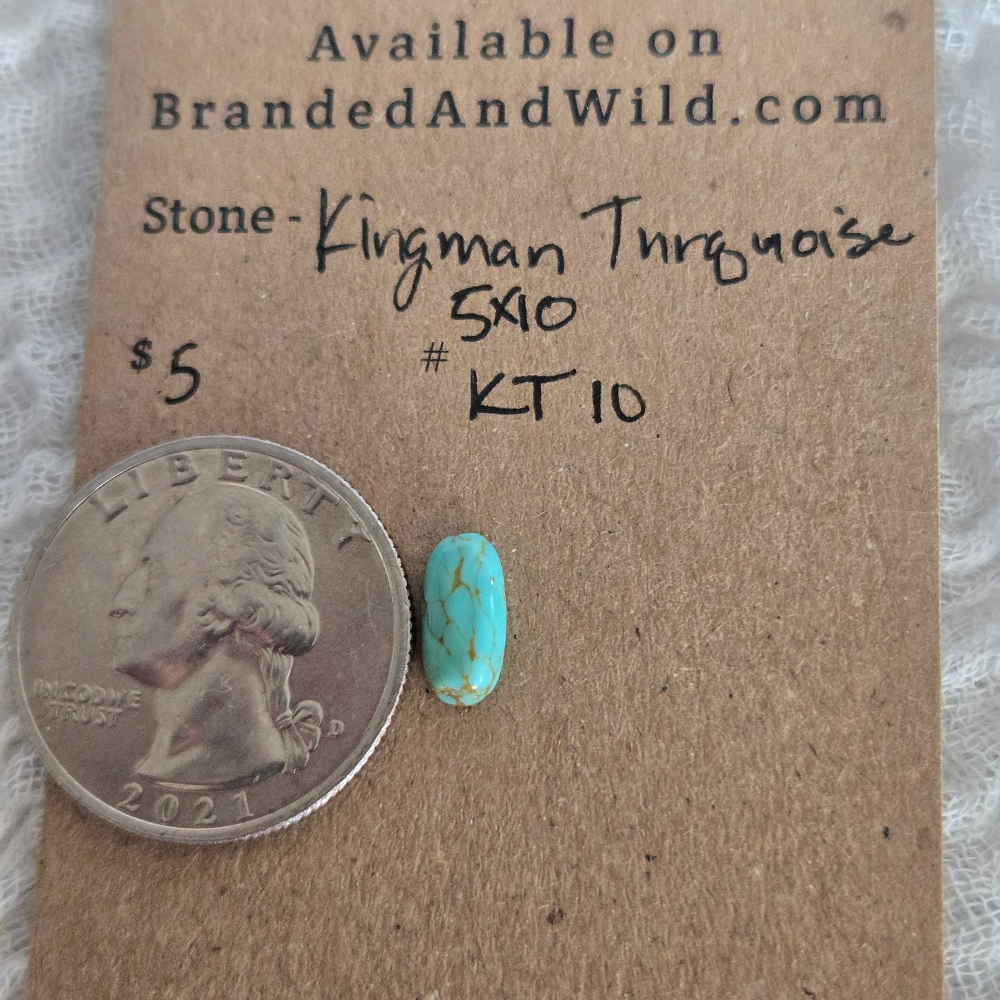 Kingman Turquoise Cabochon - KT10