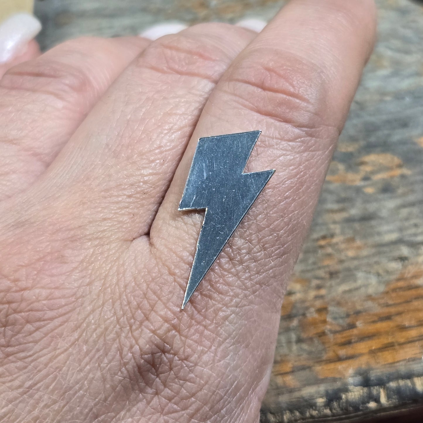 1" 24 gauge lightning bolts