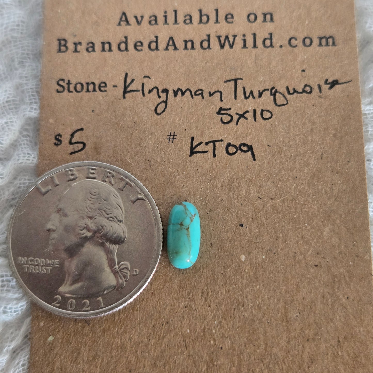 Kingman Turquoise Cabochon - KT09