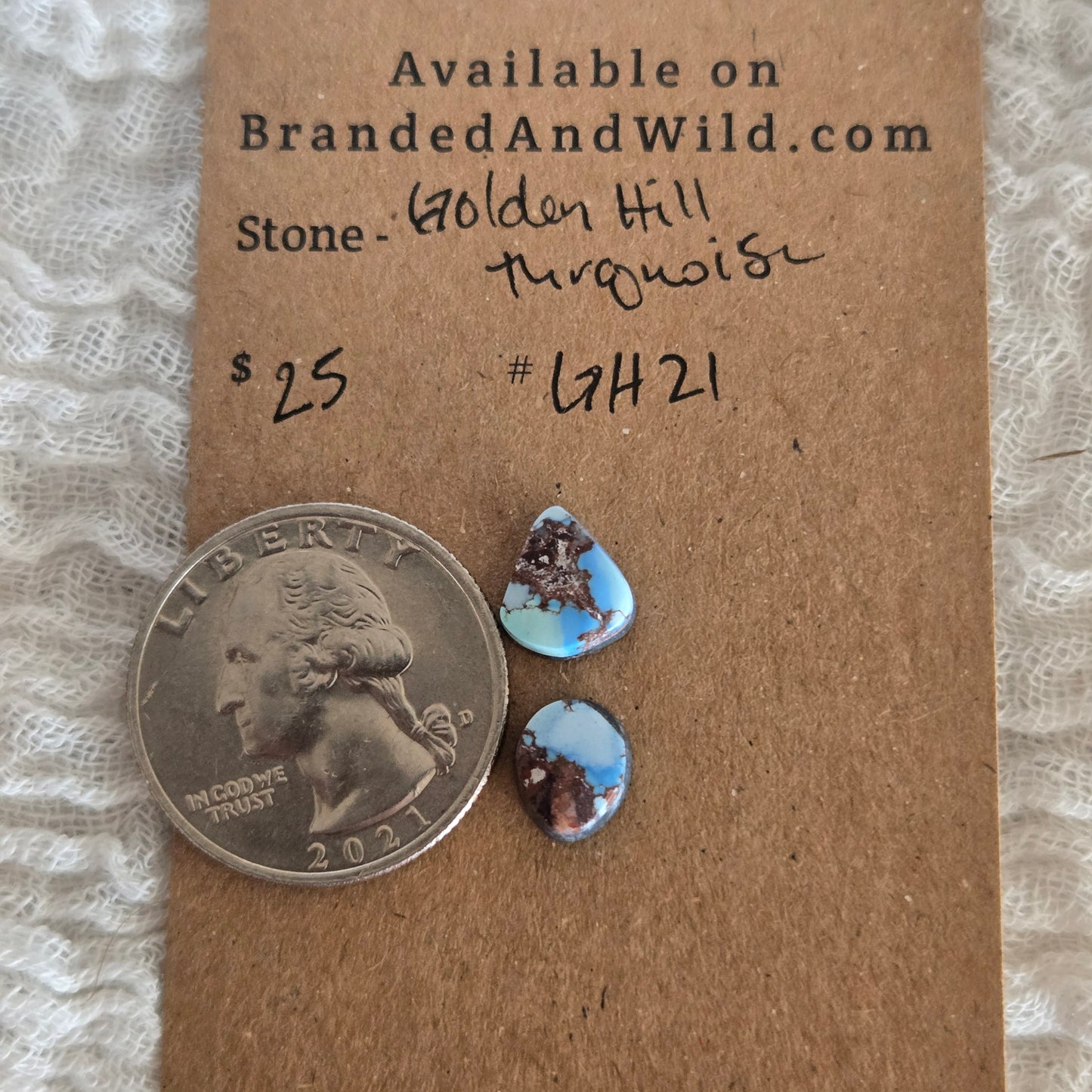 Golden Hill Turquoise Cabochon - GH21