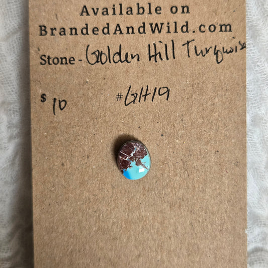 Golden Hill Turquoise Cabochon - GH19