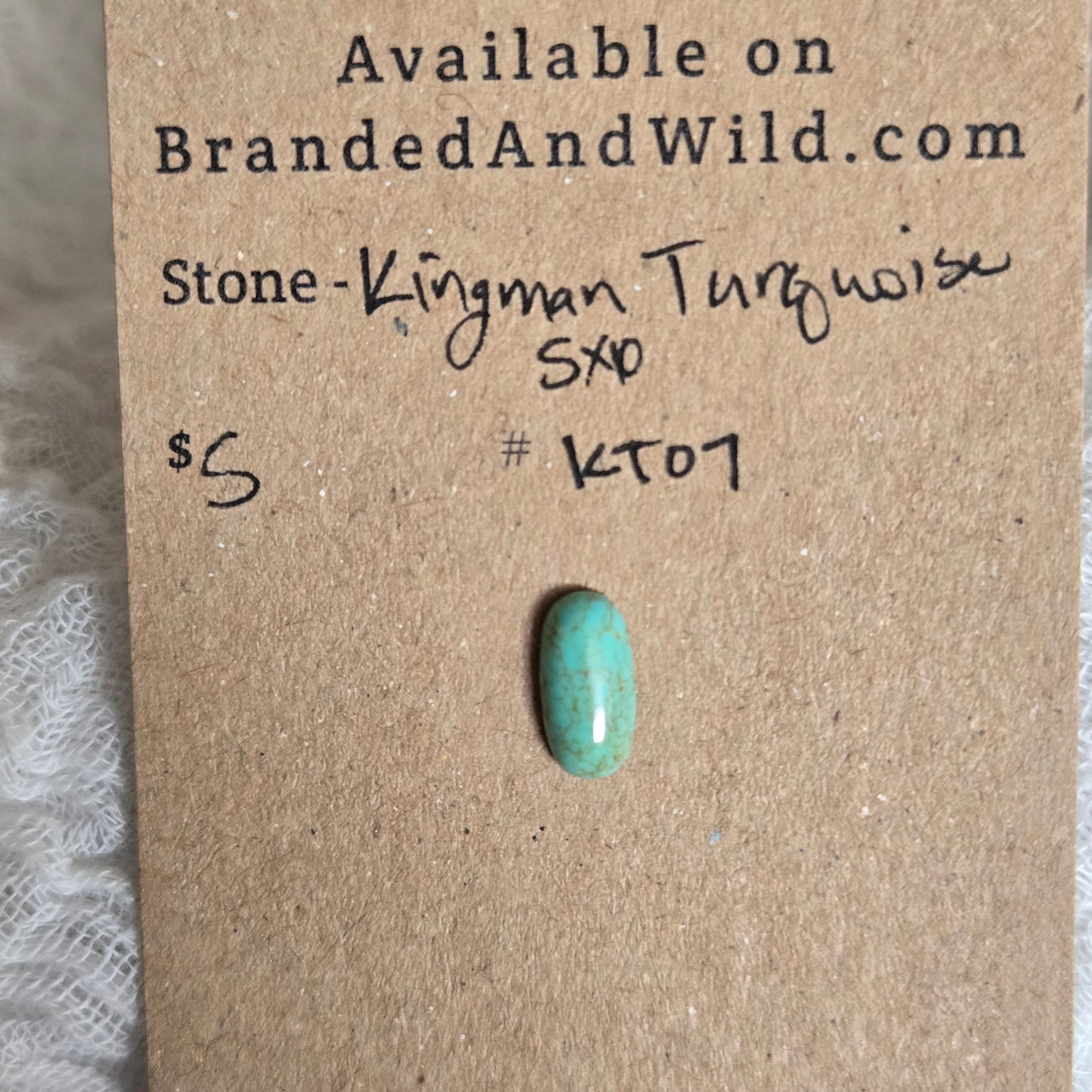 Kingman Turquoise Cabochon - KT07