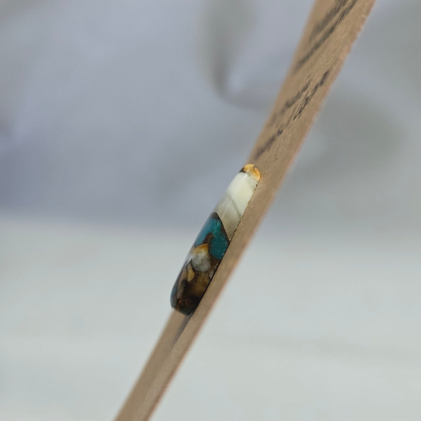 Turquoise, Oystershell, Copper Cabochon TOC30