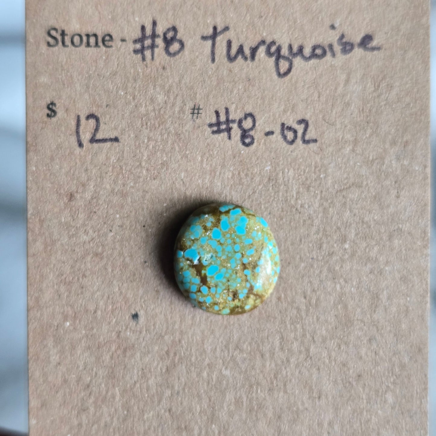 #8 Turquoise Cabochon - #8-02