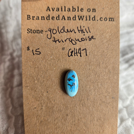 Golden Hill Turquoise Cabochon - GH47