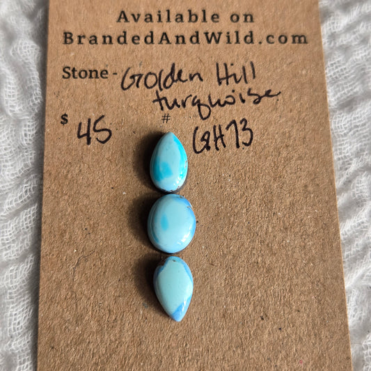 Golden Hill Turquoise Cabochon - GH73