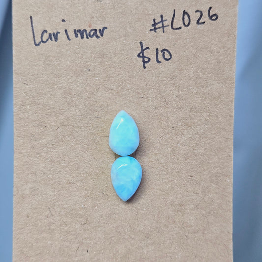 Larimar Cabochon - L026